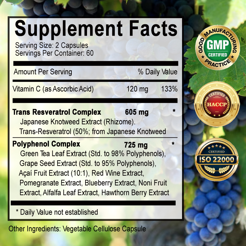 Resveratrol: aiuta a supportar - Herbal Tea For Wellness recensione e prezzo